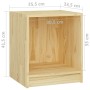 Solid mango wood bedside table 35.5x33.5x41.5 cm by vidaXL, Nightstands - Ref: Foro24-809919, Price: 29,44 €, Discount: %