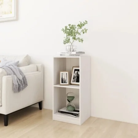Beistellschrank aus massivem weißem Kiefernholz, 35,5 x 33,5 x 76 cm von vidaXL, Schließfächer und Lagerschränke - Ref: Foro2...