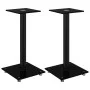 Soportes de altavoces 2 uds vidrio templado negro 1 pilar de vidaXL, Soportes para altavoces - Ref: Foro24-51808, Precio: 80,...