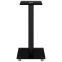 Soportes de altavoces 2 uds vidrio templado negro 1 pilar de vidaXL, Soportes para altavoces - Ref: Foro24-51808, Precio: 80,...