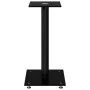 Soportes de altavoces 2 uds vidrio templado negro 1 pilar de vidaXL, Soportes para altavoces - Ref: Foro24-51808, Precio: 80,...