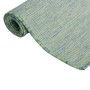 Türkisfarbener flachgewebter Outdoor-Teppich 120x170 cm von vidaXL, Teppiche - Ref: Foro24-340802, Preis: 36,84 €, Rabatt: %