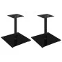 Speaker stands 2pcs black tempered glass 1 pillar by vidaXL, Speaker stands - Ref: Foro24-51811, Price: 46,59 €, Discount: %