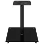 Soportes de altavoces 2 uds vidrio templado negro 1 pilar de vidaXL, Soportes para altavoces - Ref: Foro24-51811, Precio: 46,...