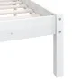Massiver Bettrahmen aus weißem Kiefernholz, 160 x 200 cm von vidaXL, Betten und Lattenroste - Ref: Foro24-810093, Preis: 102,...
