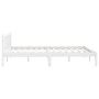Estructura de cama madera maciza de pino blanca 150x200 cm | Foro24.es | Tu tienda online para hogar, jardín y más Foro24.es