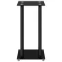 Speaker Stands 2pcs Black Tempered Glass 4 Pillars by vidaXL, Speaker stands - Ref: Foro24-51817, Price: 101,56 €, Discount: %