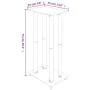 Speaker Stands 2pcs Black Tempered Glass 4 Pillars by vidaXL, Speaker stands - Ref: Foro24-51817, Price: 101,56 €, Discount: %