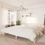 Solid pine wood bed frame 180x200 cm by vidaXL, Beds and slatted bases - Ref: Foro24-810097, Price: 111,55 €, Discount: %