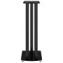 Speaker stands 2 units tempered black glass 3 pillars by vidaXL, Speaker stands - Ref: Foro24-51804, Price: 88,71 €, Discount: %