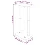 Speaker stands 2 units tempered black glass 3 pillars by vidaXL, Speaker stands - Ref: Foro24-51804, Price: 88,71 €, Discount: %