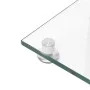 Speaker stands 2pcs silver tempered glass 1 pillar by vidaXL, Speaker stands - Ref: Foro24-51815, Price: 70,57 €, Discount: %