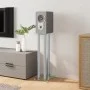 Speaker Stands 2pcs Silver Tempered Glass 3 Pillars by vidaXL, Speaker stands - Ref: Foro24-51802, Price: 83,70 €, Discount: %