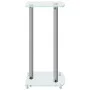 Speaker Stands 2pcs Silver Tempered Glass 3 Pillars by vidaXL, Speaker stands - Ref: Foro24-51802, Price: 83,70 €, Discount: %