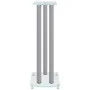 Speaker Stands 2pcs Silver Tempered Glass 3 Pillars by vidaXL, Speaker stands - Ref: Foro24-51802, Price: 83,70 €, Discount: %