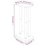 Speaker Stands 2pcs Silver Tempered Glass 3 Pillars by vidaXL, Speaker stands - Ref: Foro24-51802, Price: 83,70 €, Discount: %