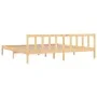 Solid pine wood bed frame 200x200 cm by vidaXL, Beds and slatted bases - Ref: Foro24-810102, Price: 102,75 €, Discount: %