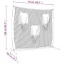 Portable black and red polyester baseball net 183x105x183 cm by vidaXL, baseballs - Ref: Foro24-93747, Price: 97,14 €, Discou...