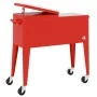 Carrito nevera con ruedas rojo 92x43x89 cm de vidaXL, Neveras - Ref: Foro24-93743, Precio: 180,51 €, Descuento: %