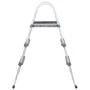 Gray steel pool ladder 84 cm by vidaXL, Pool stairs and ramps - Ref: Foro24-93804, Price: 61,11 €, Discount: %
