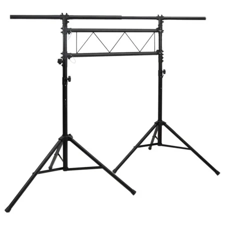 Soporte de luces acero negro 238x115x(180-300) cm de vidaXL, Efectos de iluminación - Ref: Foro24-70180, Precio: 152,80 €, De...