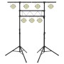Soporte de luces acero negro 238x115x(180-300) cm de vidaXL, Efectos de iluminación - Ref: Foro24-70180, Precio: 161,34 €, De...