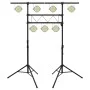 Soporte de luces acero negro 238x115x(180-300) cm de vidaXL, Efectos de iluminación - Ref: Foro24-70180, Precio: 152,80 €, De...