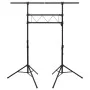 Soporte de luces acero negro 238x115x(180-300) cm de vidaXL, Efectos de iluminación - Ref: Foro24-70180, Precio: 152,80 €, De...
