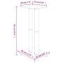 Speaker supports 2 units black and silver tempered glass 3 pillars by vidaXL, Speaker stands - Ref: Foro24-51807, Price: 74,8...