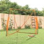 Red de béisbol acero y poliéster negro y naranja 183x182x183 cm de vidaXL, Béisbol y sóftbol - Ref: Foro24-93737, Precio: 73,...