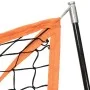 Baseballnetz aus schwarzem und orangefarbenem Stahl und Polyester, 183 x 182 x 183 cm von vidaXL, Baseball und Softball - Ref...