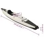 Black polyester inflatable kayak 375x72x31 cm by vidaXL, Kayaks - Ref: Foro24-93435, Price: 392,73 €, Discount: %