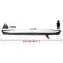 Black polyester inflatable kayak 375x72x31 cm by vidaXL, Kayaks - Ref: Foro24-93435, Price: 392,73 €, Discount: %