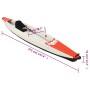 Red polyester inflatable kayak 375x72x31 cm by vidaXL, Kayaks - Ref: Foro24-93434, Price: 366,86 €, Discount: %
