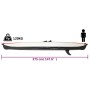 Red polyester inflatable kayak 375x72x31 cm by vidaXL, Kayaks - Ref: Foro24-93434, Price: 366,86 €, Discount: %