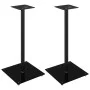 Soportes de altavoces 2 uds vidrio templado negro 1 pilar de vidaXL, Soportes para altavoces - Ref: Foro24-51814, Precio: 79,...