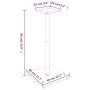 Lautsprecherständer, 2 Stück, schwarzes Hartglas, 1 Säule von vidaXL, Lautsprecherständer - Ref: Foro24-51814, Preis: 70,71 €...