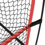 Portable black and red polyester baseball net 215x107x216 cm by vidaXL, baseballs - Ref: Foro24-93746, Price: 80,24 €, Discou...
