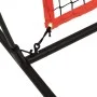Portable black and red polyester baseball net 215x107x216 cm by vidaXL, baseballs - Ref: Foro24-93746, Price: 80,24 €, Discou...