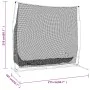 Portable black and red polyester baseball net 215x107x216 cm by vidaXL, baseballs - Ref: Foro24-93746, Price: 80,24 €, Discou...