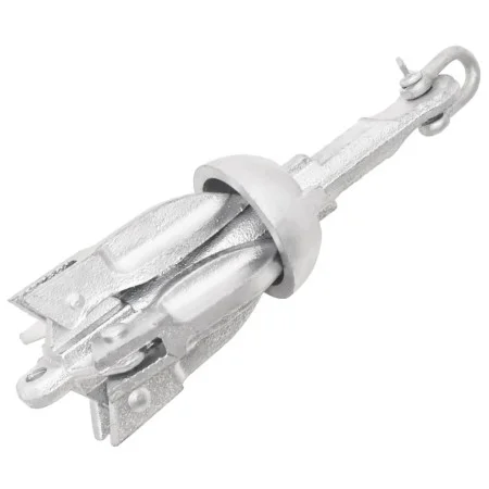 Silver malleable iron folding anchor 0.7 kg by vidaXL, Anchors - Ref: Foro24-94269, Price: 17,21 €, Discount: %