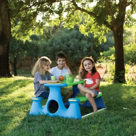 Polypropylene children's picnic table 89.5x84.5x48 cm by vidaXL, Baby and Toddler Furniture Sets - Ref: Foro24-94212, Price: ...
