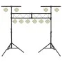 Black steel light support 338x115x(180-300) cm by vidaXL, Lighting effects - Ref: Foro24-70179, Price: 184,72 €, Discount: %