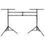 Soporte de luces de acero negro 338x115x(180-300) cm de vidaXL, Efectos de iluminación - Ref: Foro24-70179, Precio: 184,72 €,...