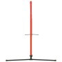Red de tenis poliéster negro y rojo 500x100x87 cm de vidaXL, Redes de tenis - Ref: Foro24-93758, Precio: 88,00 €, Descuento: %