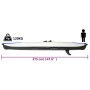 Kayak inflable poliéster azul 375x72x31 cm de vidaXL, Kayaks - Ref: Foro24-93433, Precio: 366,99 €, Descuento: %