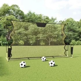 Schwarzes und gelbes Fußball-Hüpfnetz aus Polyester 183x85x120cm von vidaXL, Fußballtore - Ref: Foro24-93760, Preis: 68,34 €,...