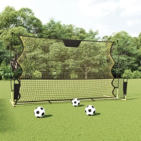 Schwarzes und gelbes Fußball-Hüpfnetz aus Polyester 183x85x120cm von vidaXL, Fußballtore - Ref: Foro24-93760, Preis: 69,45 €,...