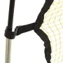 Red de rebote de fútbol poliéster negro y amarillo 183x85x120cm de vidaXL, Porterías de fútbol - Ref: Foro24-93760, Precio: 6...