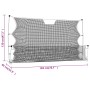 Schwarzes und gelbes Fußball-Hüpfnetz aus Polyester 183x85x120cm von vidaXL, Fußballtore - Ref: Foro24-93760, Preis: 69,45 €,...